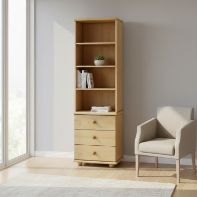 Massiv Vitrinn Echte Handaarbecht Vollholz Schaf Holz Schief Vitrinnen Regal