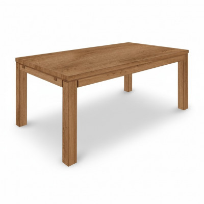 Iessdësch Grupp Iesszëmmer Garnitur Holz Design Dëscher 140x90cm