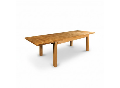 Dësch Iessdësch Eechtholt Holzdësch Dëscher Iesszëmmer 120x80cm Massivholz Nei