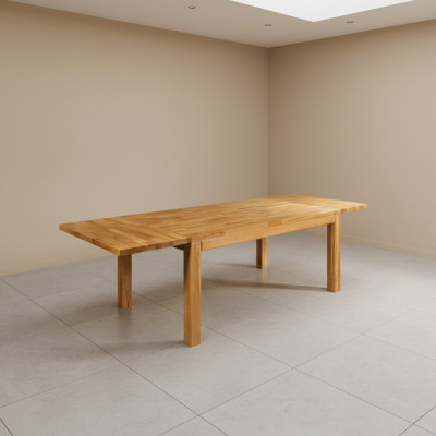 Iessdësch Holz Dëscher Wunn- Iess- Zëmmer Dësch Massivholz 140x90cm Iessdëscher Massiv