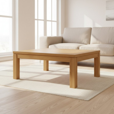 Zousazdësch Zalotdësch Eechte Holz Massiv Miwwelen Eech 100x70cm Neien Dëscher
