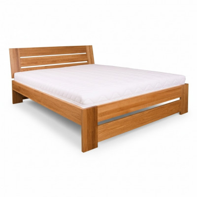 Bett Massivholzbett Eechte Holzbetter Schlofkummer Hotel Design Stil Massiv Miwwelen