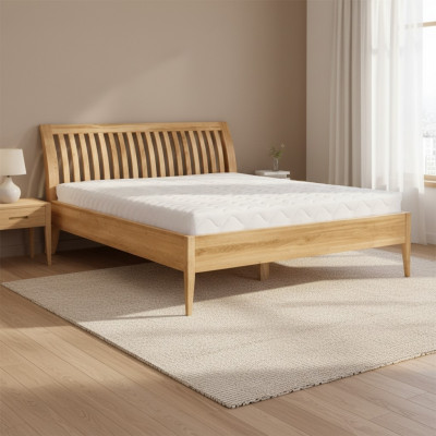 Bett Massivholz Duebel Bestietsbett Bouche Schlofzëmmer-Miwwel Holz 160x200cm Nei