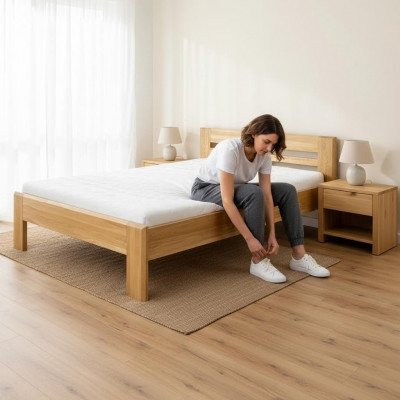 Holzbett Schlofkummer Massivt Holz Bett Better Hotel 200x200 Stil Massiv Miwwelen