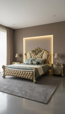 Bett Design Duebelbett Better Luxus Klassiker Barock Chesterfield 184x214cm nei