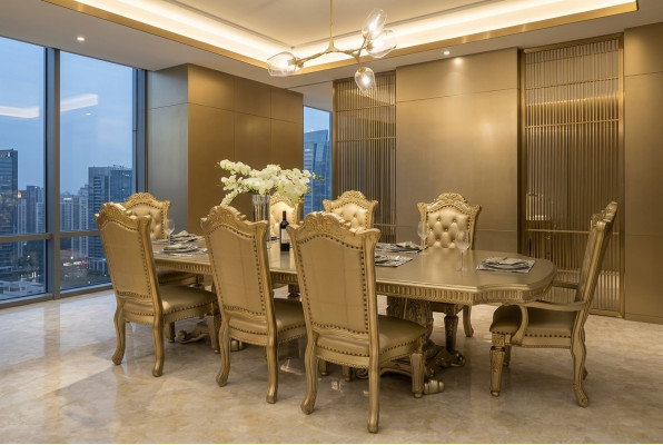 Iessdësch Iessdëscher Dëscher Dësch Büro Design Klassesch Holz Deko Barock