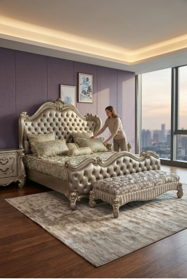 Bett Design Duebelbett Better Luxus Klassiker Barock Rokoko Chesterfield