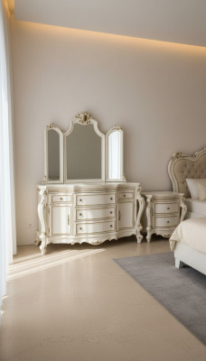 Buffet Kommode Kommoden Schaf Barock Rokoko Spigel Anrichte