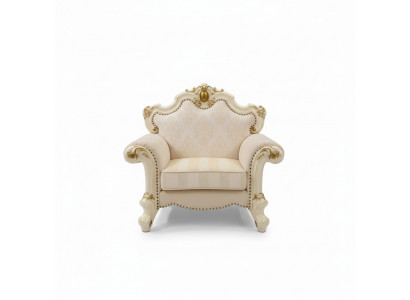 Textil Sessel 1 Sëtzer Sofa Polster Sofas Design Klassesch Luxus Barock