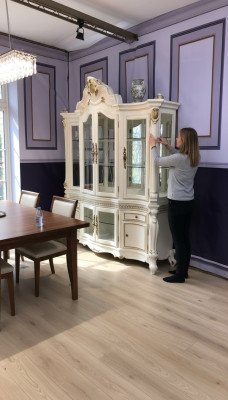 Vitrinneschaf Vitrinne Deko Wunnzëmmer Schauschränke Barock Design