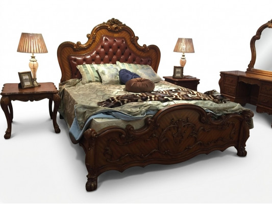 Klassesch Bett Barock Rokoko Chesterfield Stil Duebel Lieder Hotel Better