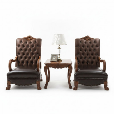 Leder Lounge Nei Chesterfield Fautteuil Designer Stull Relax Polster Stoff