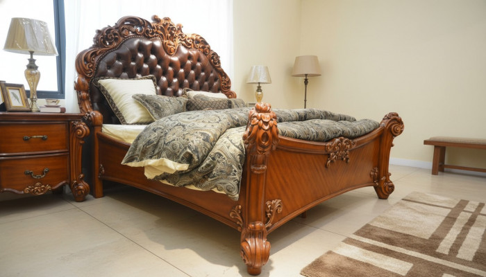 Bett Këssen Design Luxus Duebel Hotel Better Schlof Zëmmer Dekoratioun Lieder