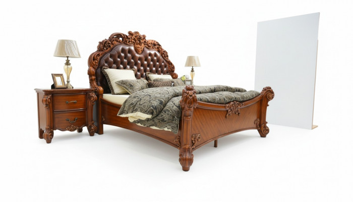 Bett Këssen Design Luxus Duebel Hotel Better Schlof Zëmmer Dekoratioun Lieder