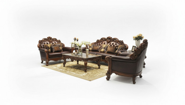 Sofa-Garnitur 3+2+1 Sëtzer Wunnlandschaft Sofa Couch Polster Garnitur