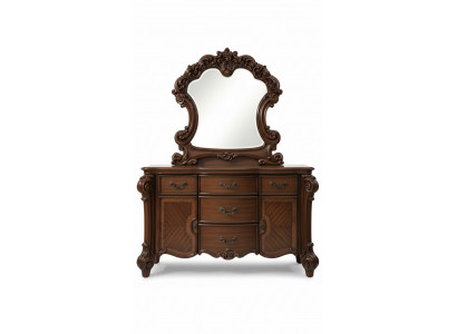 Édle Komoud Buffet Kommoder Schaf + Spigel Barock Rokoko Anricht Holz nei