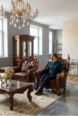 Lieder Sëtz 1 Sëtzer Sofa Gepolstert Sofas Design Luxus Klassesche Einsëtzer