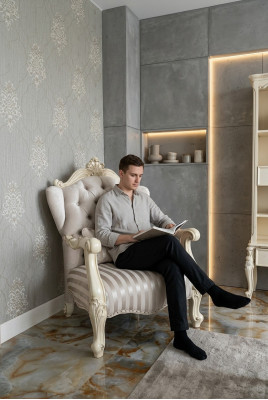 Designer Club Lounge Fotel Relax Hotel Stull Set Garnitur Lehnstull Luxus