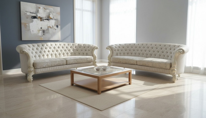 Sofagarnitur 4+1 Sëtzer Wunnlandschaft Sofa Canapé Polster Garnitur Sofauen