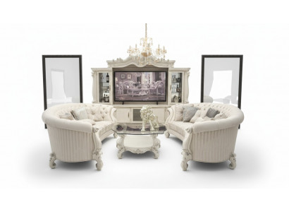 Komplett Set Sofagarnitur 4+4 Sëtzer Designer Wunnlandschaft 2 deels. Grupp
