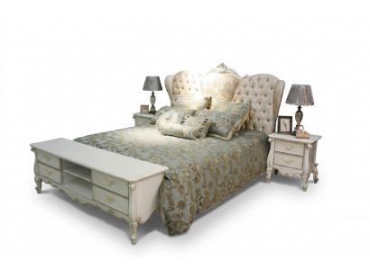 Chesterfield Bett Gepolstert Better Schlofzëmmer Ehebett Better 180x200cm nei