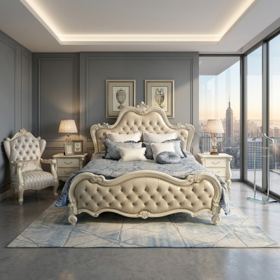 Design Duebelbett Luxus Schlofzëmmer Better Lieder Hotel 180x200cm