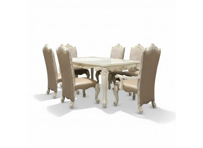 Iesszëmmer Garnitur Barock-Rokoko Iessdësch x6 Chesterfield Liederstülen