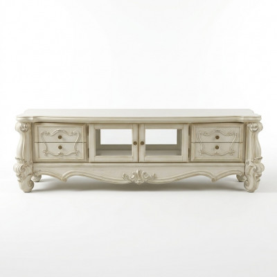 Sideboard TV Lowboard RTV Schaf Dësch Wunnzëmmer Holz Klassesch Barock Nei