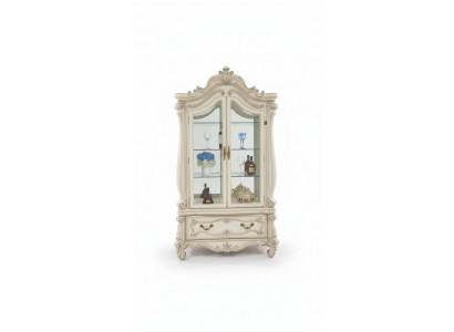 Anrichte Luxus Schafschraut Vitrine Glas Schaf Antikstil Barock Rokoko