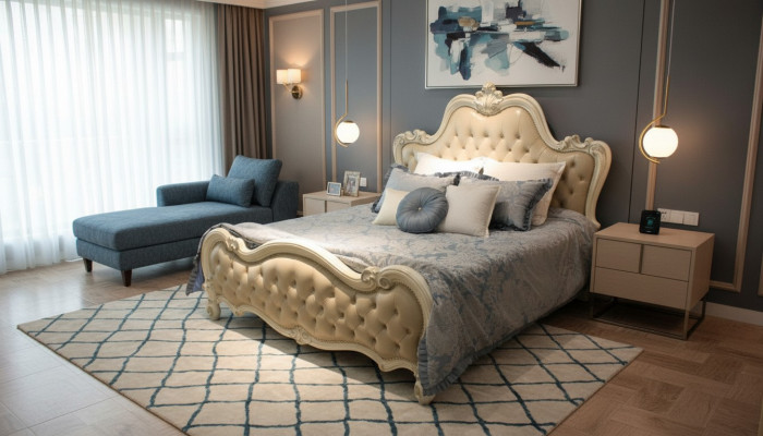 Design-Duebett Luxus-Schlofzëmmer-Deko Better Lieder Hotel 180x200cm