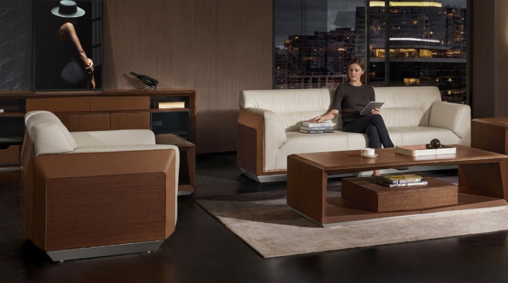 Sofagarnitur 3+1 Sëtzer Set Design Sofas Polster Couchen Relax Modern.