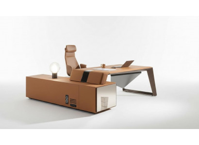Schreifdëscher Chef Eckschreifdësch Büro Zëmmer Miwwel Design Deko Praxis