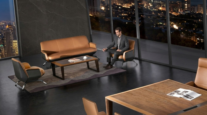 Modern Sofa Garnitur Canapé Sofa Garnituren Grupp 3+1 Plazen Ledersofa