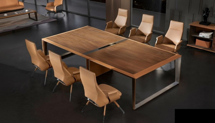 Bespriechungs- a Konferenztische Design Luxus Büro Miwwel Versammlung 7 Stécker.