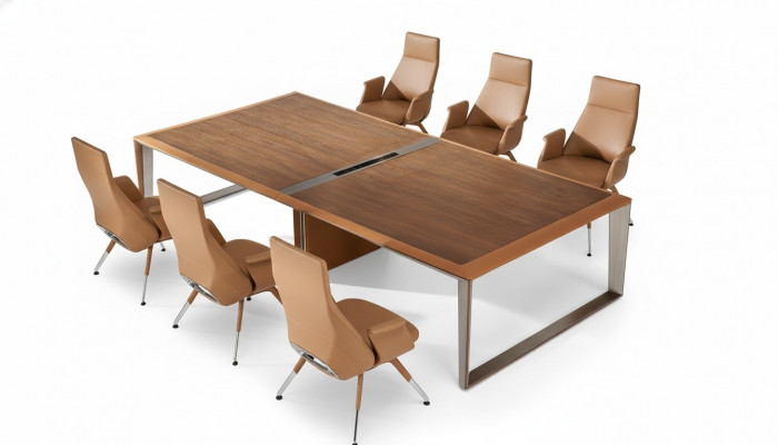 Bespriechungs- a Konferenztische Design Luxus Büro Miwwel Versammlung 7 Stécker.