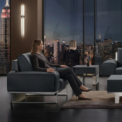Fotell Fernsehfotell Designer Polsterfotell Aarmleunfotell Relaxfotell