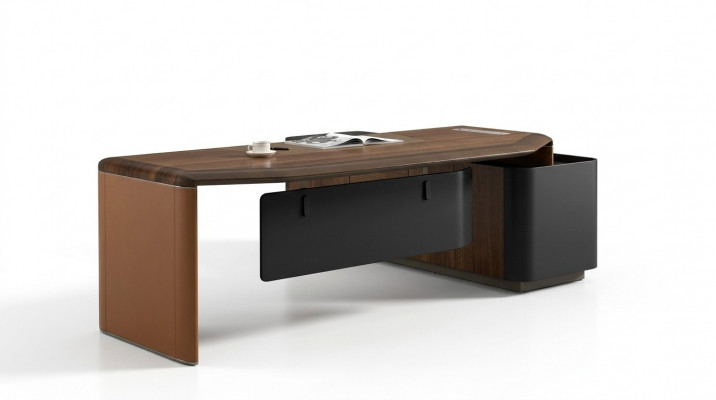 Schreifdësch Design Büro Miwwelen Ariichtung Dësch Chef Boss Eckdëscher