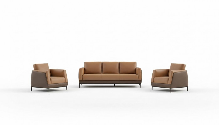 Modern Sofagarnitur Canapé Sofa Garnituren Grupp 311 Sëtzer Sofas Nei