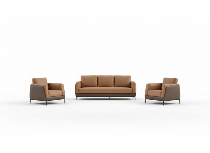Modern Sofagarnitur Canapé Sofa Garnituren Grupp 311 Sëtzer Sofas Nei
