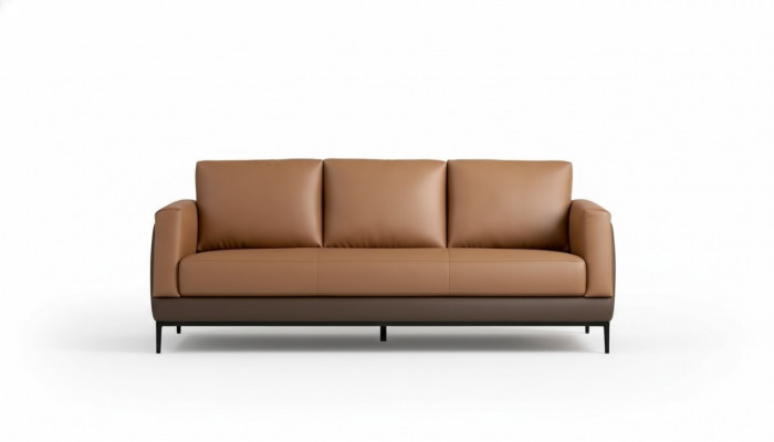 Sofa Sofen Couch Polster Lieder Modern Drësëtzer 3-Sëtzer Büro Ariichtung Nei