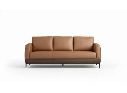 Sofa Sofen Couch Polster Lieder Modern Drësëtzer 3-Sëtzer Büro Ariichtung Nei
