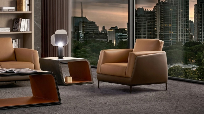 Fotell Lieder Fernsehcouch 1 Sëtzer Sofa Relax Luxus Polsterscouch