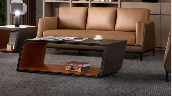 Design Couchtisch Kaffisdësch Säitentäsch Design Dësch Wunnzëmmertësch