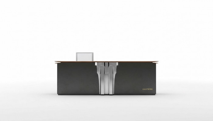 Design Empfangsdëscher Theke Tresen Receptioun Büro Hotel Praxis Foire
