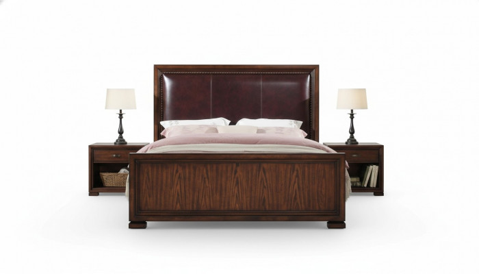 Bett 2x Nuetsdësch 3 tlg. Schlofkummer Sets Designer Luxus Better Komplett Set