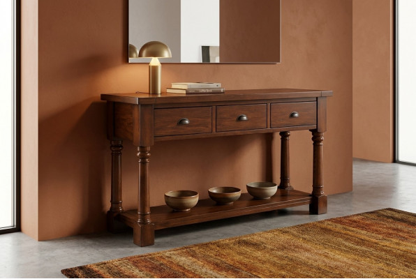 Designer Holz Dësch Konsole Konsolendëscher Konsolendësch Schmink Dësch