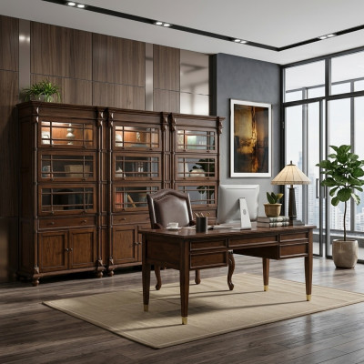 Vitrin 3x Akteschaf Schaf Vitrine Büro Wunnzëmmer Héichschaf