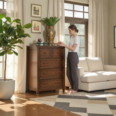 Kommod Sideboard Schaf Regal Schief Schief Holzschaf Barock Rokoko Neijoer