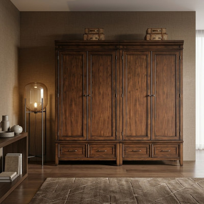 Klassesche 2x Kleederschaf Design Schlofkummer Miwwelen Schaf Schief Holz Neisten