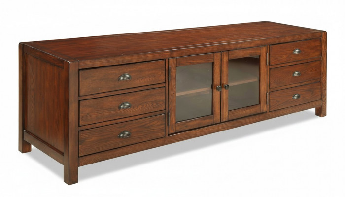 RTV-Sideboard Schaf Kommouden Holz Low-Board Regal 196cm Wunnzëmmer